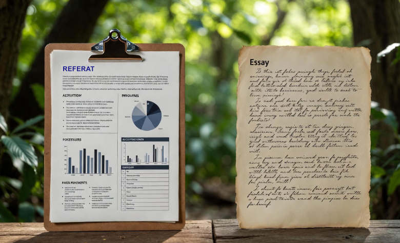 Есе чи реферат — відмінності та призначення